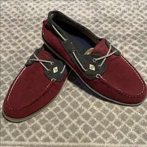 Men’s Sperry Maroon/Gray Leeward